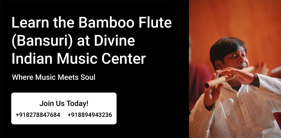 Learn the Bamboo Flute (Bansuri) at Divine Indian Music Center